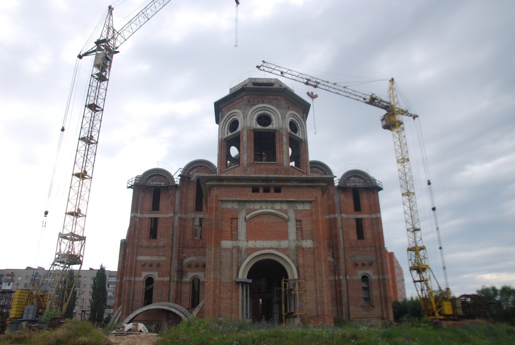 Будівництво собору Всіх святих землі Волинської